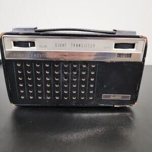 Vintage Audition Eight Transistor AM Radio Works but READ.